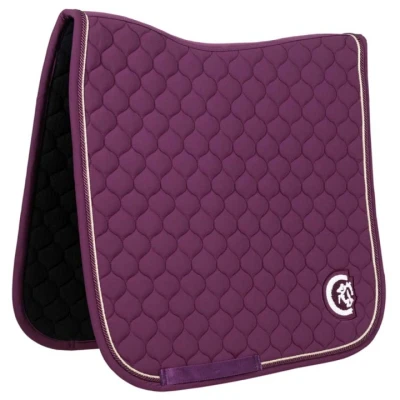 Afbeelding van Kentucky Horsewear Zadeldekje Onion Quilt 3D Logo Dressuur Paars