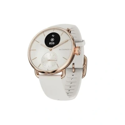 Afbeelding van Withings HWA10 Model 3 All Int Hybride horloge Dames Electronic Scanwatch 2 38mm sand
