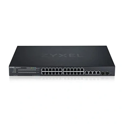 Afbeelding van Zyxel Switch 24x GE XMG1930 30 NebulaFlex Layer 2, 4x 10GbE (30 Havens), Netwerkschakelaar, Zwart