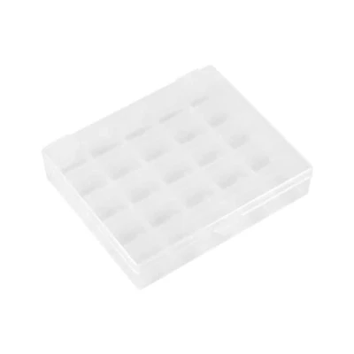 Afbeelding van FTVOGUE Naaiblikjes, plastic doos voor spoelen naaimachine, spoel, opbergorganizer met 25