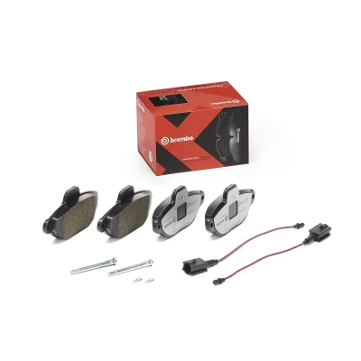Afbeelding van BREMBO P 24 147X Remblokkenset Incl. slijtage waarschuwingscontact Met toebehoren FIAT: 500 Hatchback, FORD: KA Hatchback