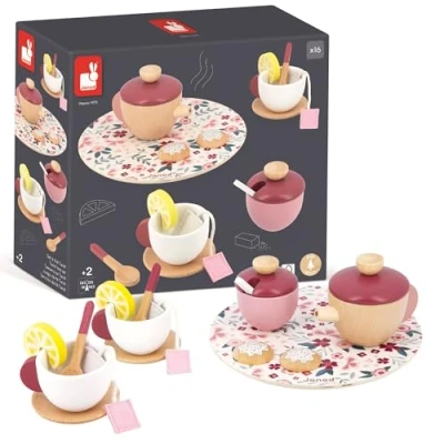Image de Dînette Janod Set à thé Floral