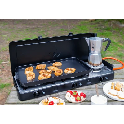 Afbeelding van Cadac 2 Cook Plancha Bakplaat Zwart Gaskooktoestellen
