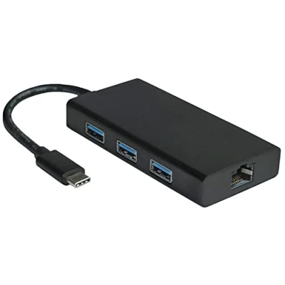 Afbeelding van VALUE USB 3.2 Gen 1 Type C naar Gigabit Ethernet converter + hub