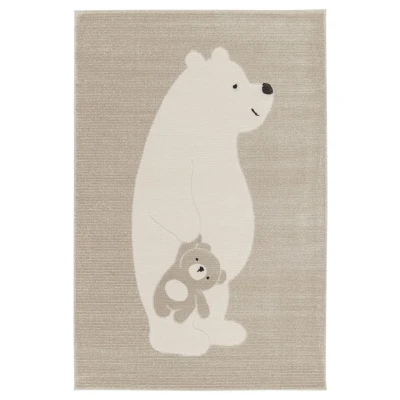 Afbeelding van Vloerkleed Babykamer Softpaw Cuddles Beige 160x230 Cm