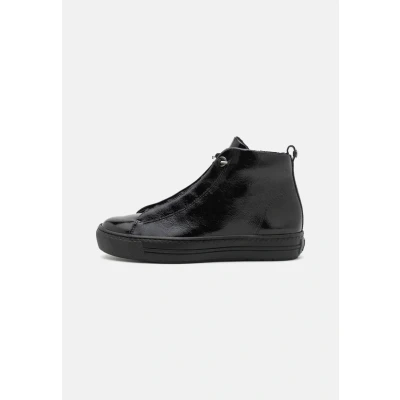 Afbeelding van Paul Green Sneakers hoog, Dames, Maat: 37.5, Black Schoenen