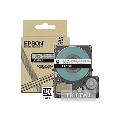 Afbeelding van Epson LK 4TWJ Zwart, Transparant