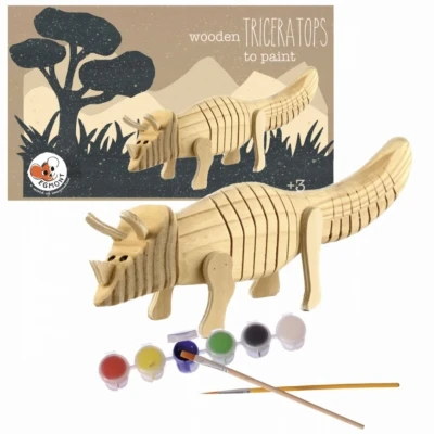 Afbeelding van Egmont toys knutselset houten triceratops