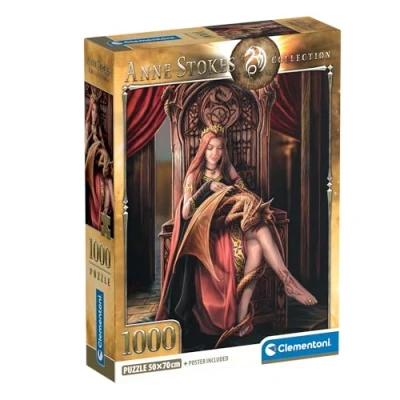 Afbeelding van Clementoni Puzzel 1000 Stukjes Anne Stokes Friends Forever Voor Volwassenen