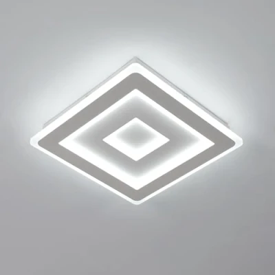 Afbeelding van Comely Plafondlamp, acryl, ultradun, wit, 40 W, 6500 K