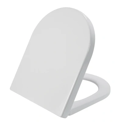 Afbeelding van Wiesbaden Vesta toiletzitting softclose en quick release mat wit
