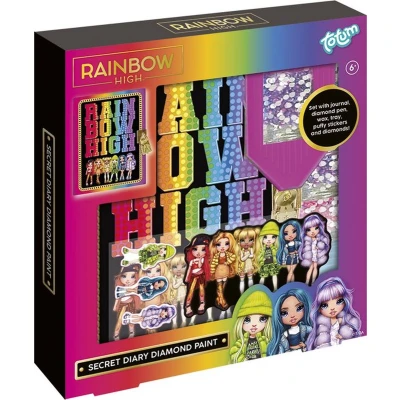 Afbeelding van Totum Rainbow High Geheim Dagboek Diamond Painting