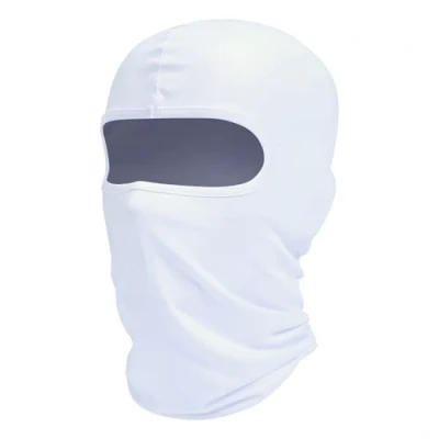Afbeelding van Fuinloth bivakmuts skimasker UV bescherming motorfiets sjaal zomer nek doek mannen vrouwen, Wit.