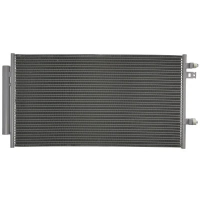 Afbeelding van BOSCH 1 986 AD2 385 Condensor Airco Met stikstofvulling droger, montagehandleiding, Zonder afdichtring 15,5mm 10,1mm 696mm R1234yf, R134a