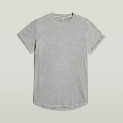 Afbeelding van G STAR LASH Tshirt basic, Heren, Maat: Small, Grey alloy gd