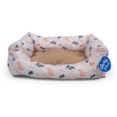 Afbeelding van Duvoplus Dierenkussen Hond Mand Rechthoekig Breezy 85x70x20cm Wit 1st