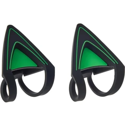 Afbeelding van Razer Kitty Ears voor Kraken headsets Compatibel met 2019, TE, X in groen individueel ontwerp RC21 01140200 W3M1