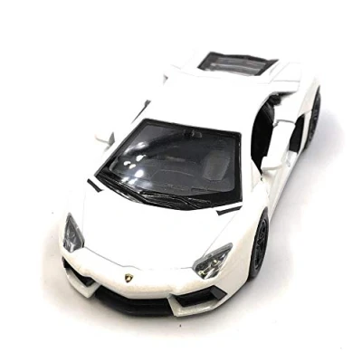 Afbeelding van Onwomania Aventador miniatuurauto wit schaal 1:34 39 (gelicentieerd)