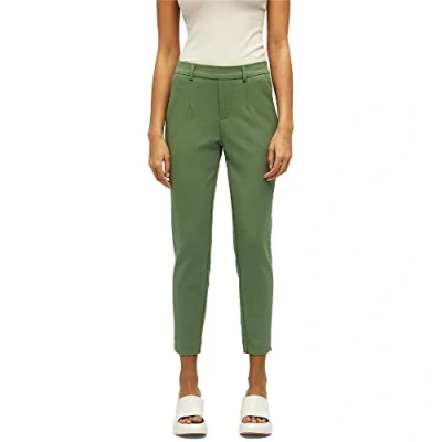 Image de Object Pantalon Noos Objlisa Slim pour femme, Vert Vineyard., 36