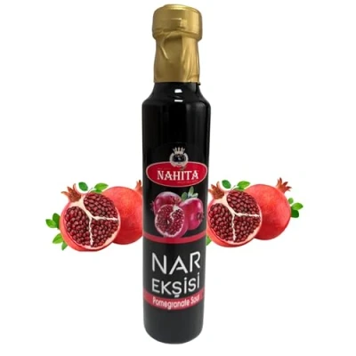 Afbeelding van 340 g granaatappelsiroop, 100% pure Turkse granaatappelessence, natuurlijk, veganistisch en zonder toevoegingen, traditioneel geproduceerd, perfect voor salades sauzen