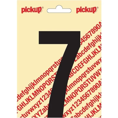 Afbeelding van Plakcijfer Nobel 120mm zwart 7 Pickup