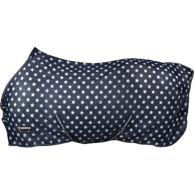 Afbeelding van Horka Vliegendeken met Print Blauw 145/195