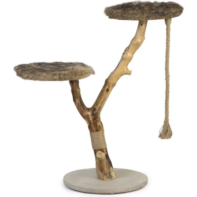 Afbeelding van Designed by Lotte Elora Krabpaal Hout 50x50x100 cm