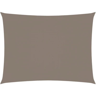 Afbeelding van Zonnescherm rechthoekig 6x7 m oxford stof taupe
