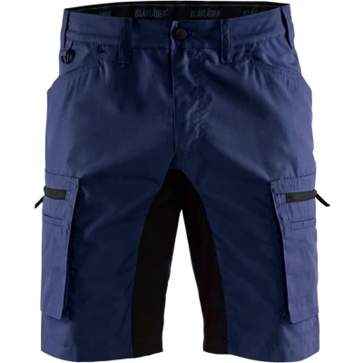 Afbeelding van Blåkläder Service Short Stretch 14491845 Marineblauw/Zwart Maat 60