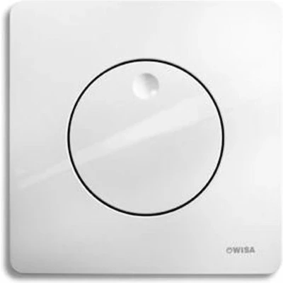 Afbeelding van WISA Gaia bedieningsplaat spoelonderbreking SO (wit)