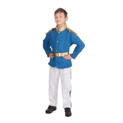 Afbeelding van Bristol Novelty CC994 Prinskostuum blauw, 8 10 jaar