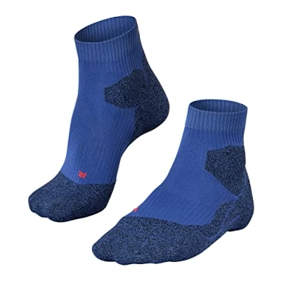 Afbeelding van FALKE RU Trail Hardloopsokken anti blaren, lichte padding functioneel garen sportsokken heren blauw Maat 44 45