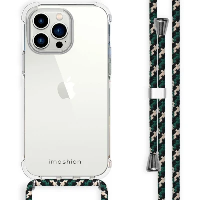 Afbeelding van iMoshion Hoesje met koord Geschikt voor iPhone 14 Pro Max Backcover Transparant