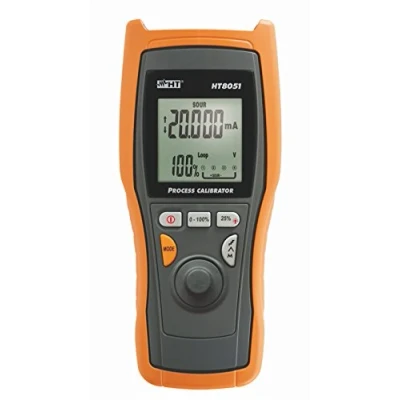 Afbeelding van HT Instruments HT8051 Kalibrator Spanning, Stroomsterkte Lithium ion accu, ingebouwd