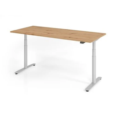 Afbeelding van XDLR 19 S 180x80 Bureau Elektrisch in hoogte verstelbaar. 180 x 80 Knoestige Eiken Tafelhoogte I verstelbaar