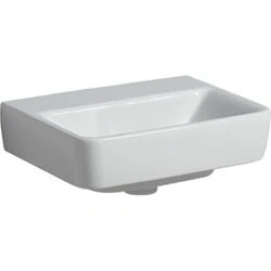 Afbeelding van Geberit Renova Plan fontein wit (45 x 34 cm) zonder kraangat,