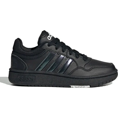 Afbeelding van Hoops 3.0 GZ9671 Vrijetijdsschoenen Junior Core Black Cloud White999 3 Schoenen
