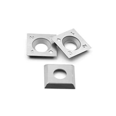 Afbeelding van CDBP 3 stuks vierkante inzetstukken van wolfraamcarbide voor houtbewerking (15 x 15 2,5 mm) houtdraaigereedschap, draaigereedschap, Ci1