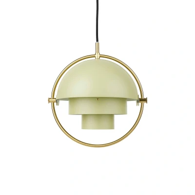 Afbeelding van Gubi Lite hanglamp, Ø 36 cm, messing/crème