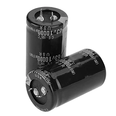 Afbeelding van 4 stuks elektrolytische condensator, 30 x 50 mm audio 10000uF 63V condensator assortiment elektronische component voor versterker