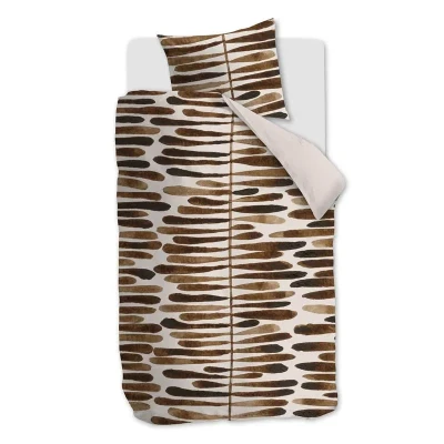 Afbeelding van VT WONEN Dekbedovertrek Botanic Stripe 140 x 200/220