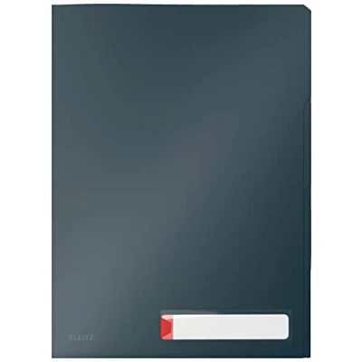 Afbeelding van Leitz Cosy L map Met Tabbladen, 3 Compartimenten, Ft A4, Pp Van 200 Micron, Ondoorzichtig, Grijs