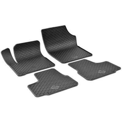 Afbeelding van WALSER RubberLine 50861 Vloermatset Rubber voor en achter 4 Zwart