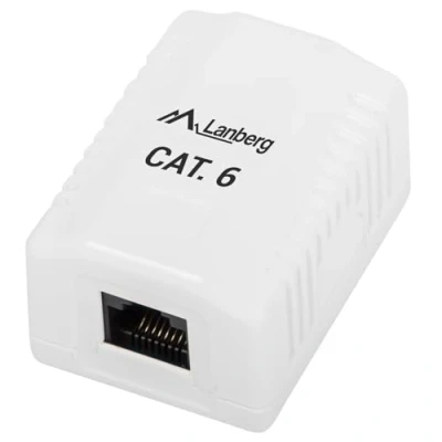 Afbeelding van Stevige UTP netwerkkabel categorie 6 Lanberg OU6 0001 W