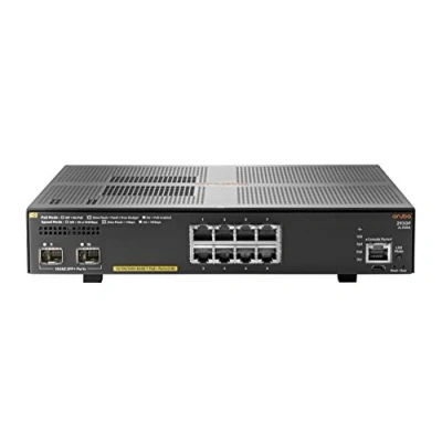 Afbeelding van Aruba 2930F 8G PoE+ 2SFP+ Managed L3 Gigabit Ethernet (10/100/1000) Power over (PoE) 1U Grijs