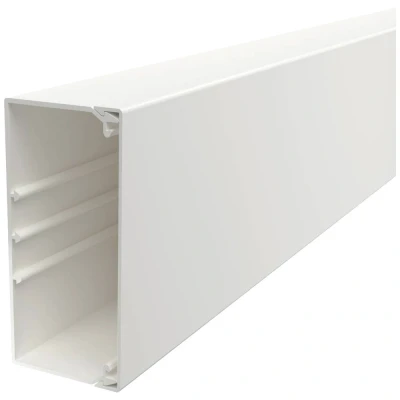 Afbeelding van OBO Bettermann 6191223 Kabelgoot (l x b h) 2000 130 60 mm Zuiver wit 1 stuk(s)