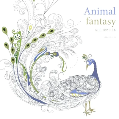 Afbeelding van Uitgeverij rebo kleurboek animal fantasy