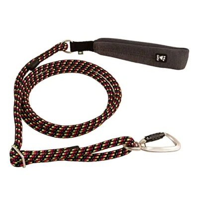 Afbeelding van Hurtta Adjustable Leash Rope Hondenriem Eco Neon Licorice 1.1/120 180 cm