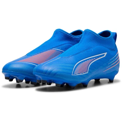 Afbeelding van FUTURE 6 MATCH+ FG/AG voetbalschoenen zonder veters, Blauw/Rood/Wit, Maat 28 PUMA
