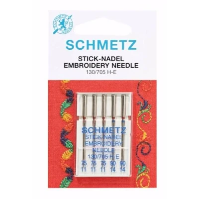 Afbeelding van Schmetz Borduren 5 naalden 75 90 10st
